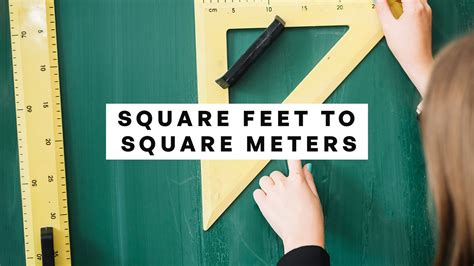 Square Meters to Square Feet (m² to ft²) .